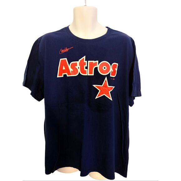 Nike Astros Navy Blue T-Shirt. Size XXL - Picture 1 of 7